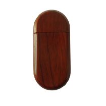 Rounded Hardwood customized USB